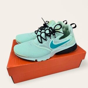 Nike Flex Contact Running Shoes Womens 9 Green Glow RARE COLORWAY 908995-404 EUC